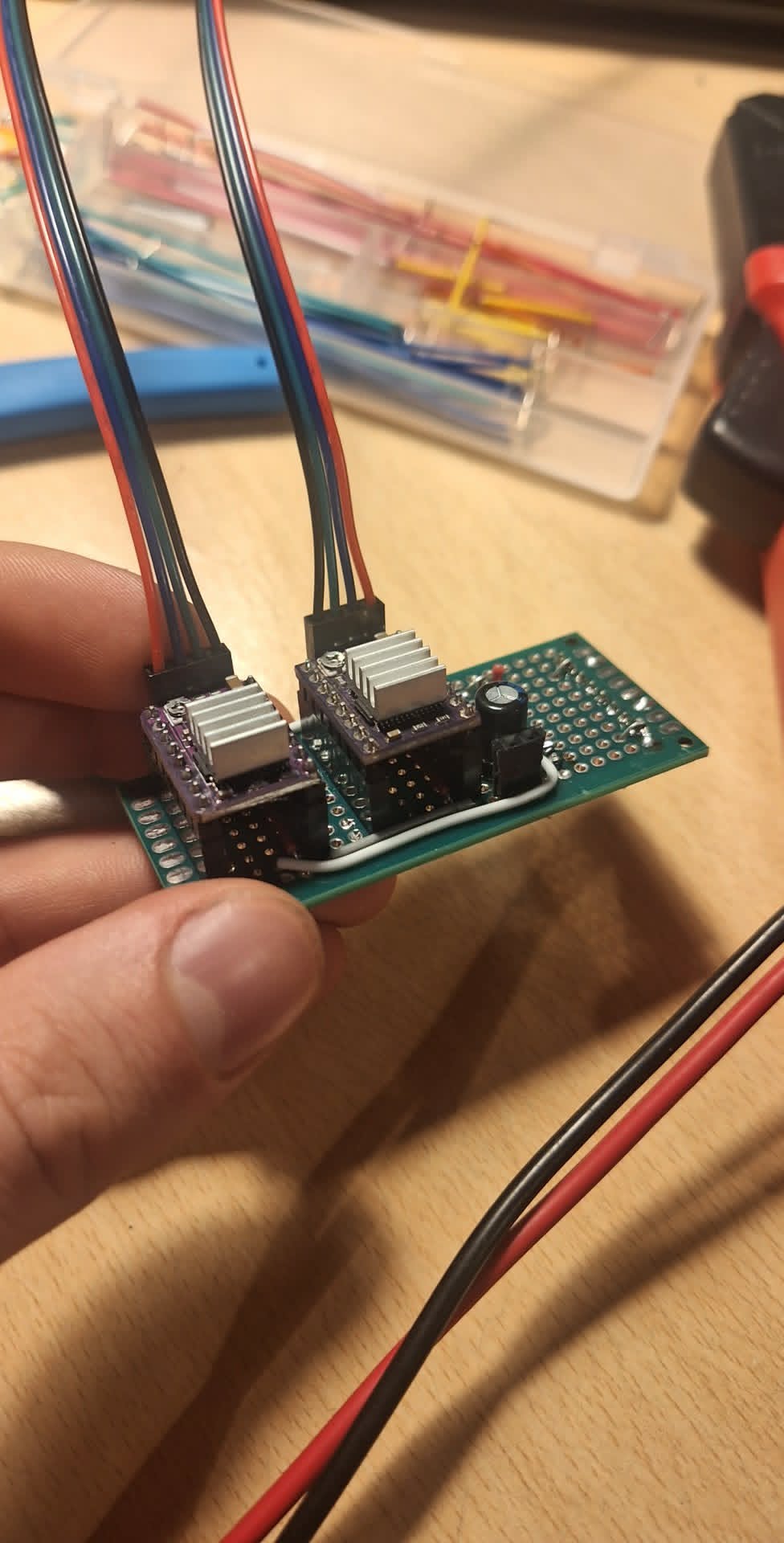 Splitter sygnałów dla osi X.